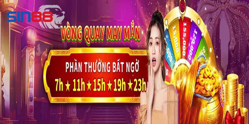 Quay số Sin88 - Vòng quay may mắn, niềm vui bất tận