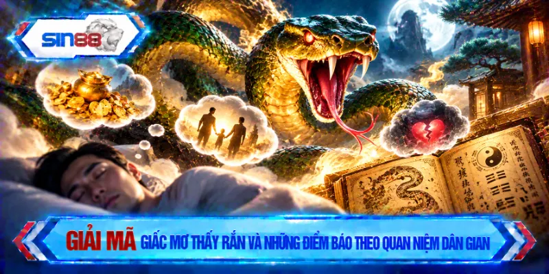 Giải mã giấc mơ thấy rắn và những điềm báo theo quan niệm dân gian