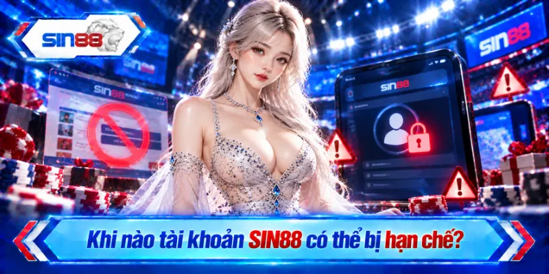 Khi nào tài khoản SIN88 có thể bị hạn chế?